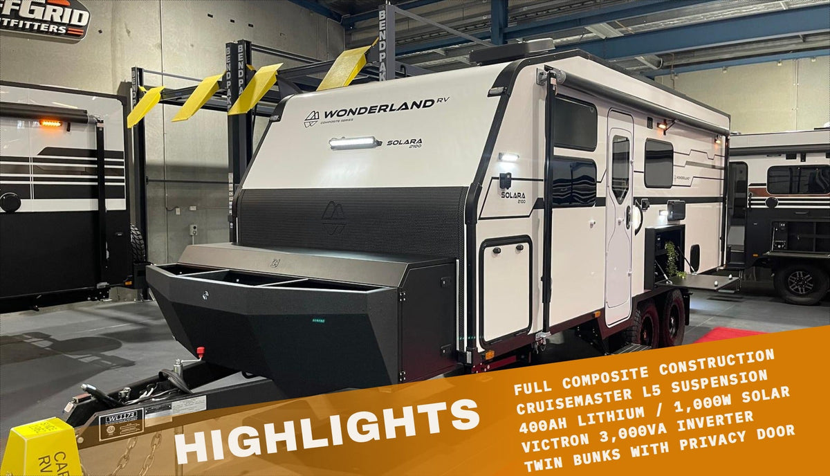 2026 Wonderland RV Solara Composite Double Bunk highlights, Off Grid Outfitters