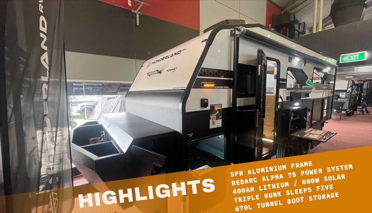 2026 Wonderland RV Hornet 2107ft Triple Bunk highlights, Off Grid Outfitters