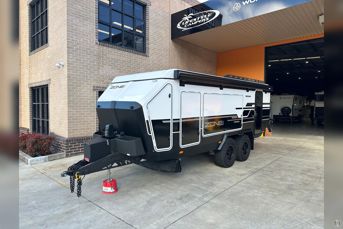 2025 Zone RV Expedition Pop Top off-road caravan at Off Grid Outfitters Campbelltown