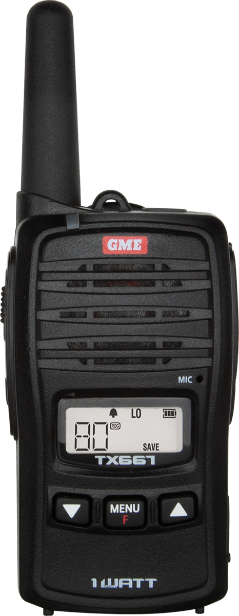 GME TX667 1 Watt UHF CB Handheld Radio - Single