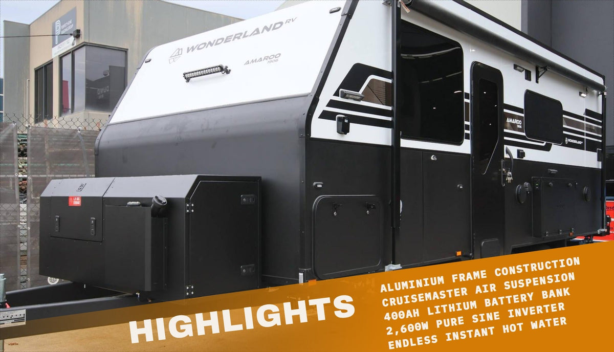 2026 Wonderland RV Amaroo 1906ft Mid Door Entry highlights, Off Grid Outfitters