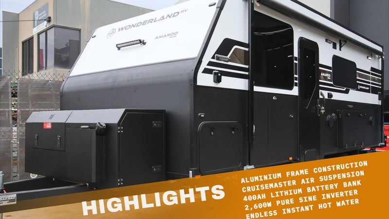 2026 Wonderland RV Amaroo 1906ft Mid Door Entry highlights, Off Grid Outfitters