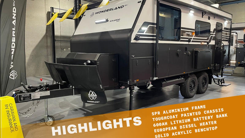 2026 Wonderland RV Amaroo 1906ft Rear Door Entry highlights, Off Grid Outfitters