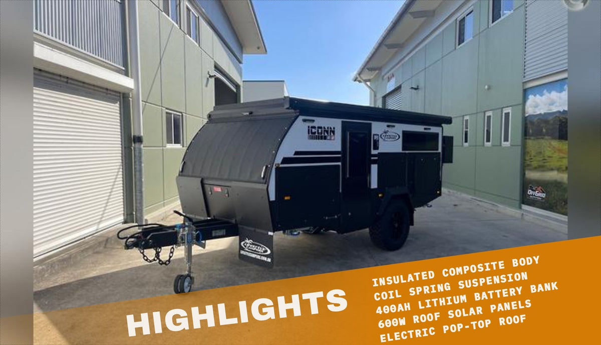 2026 Lifestyle Campers Iconn E2 Dinette highlights, Off Grid Outfitters