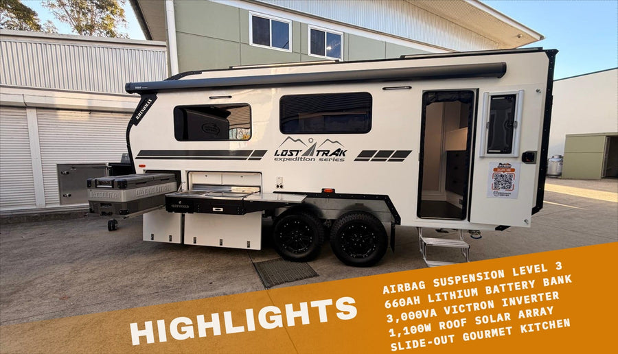 2026 Rhinomax Lost Trak 18.5 Hybrid Tourer highlights, Off Grid Outfitters