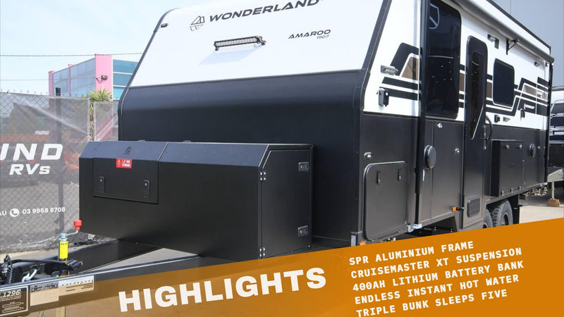 2026 Wonderland RV Amaroo 1907ft Triple Bunk highlights, Off Grid Outfitters