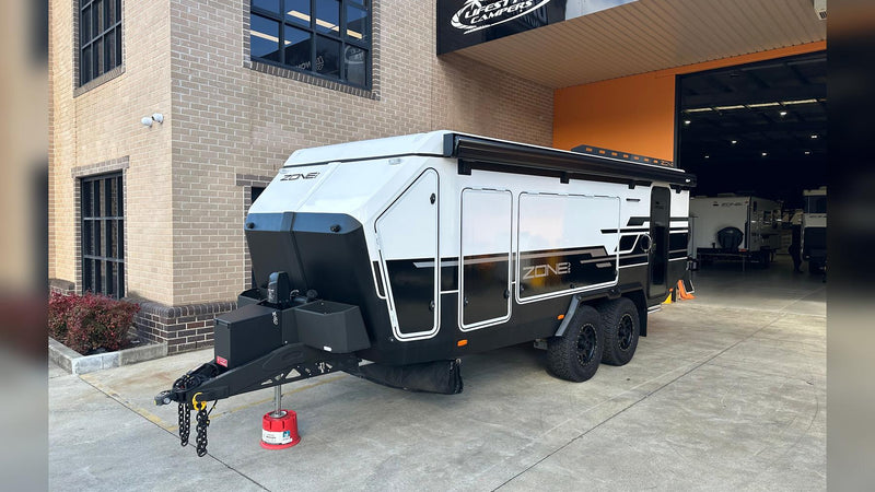 2025 Zone RV Expedition Pop Top off-road caravan at Off Grid Outfitters Campbelltown