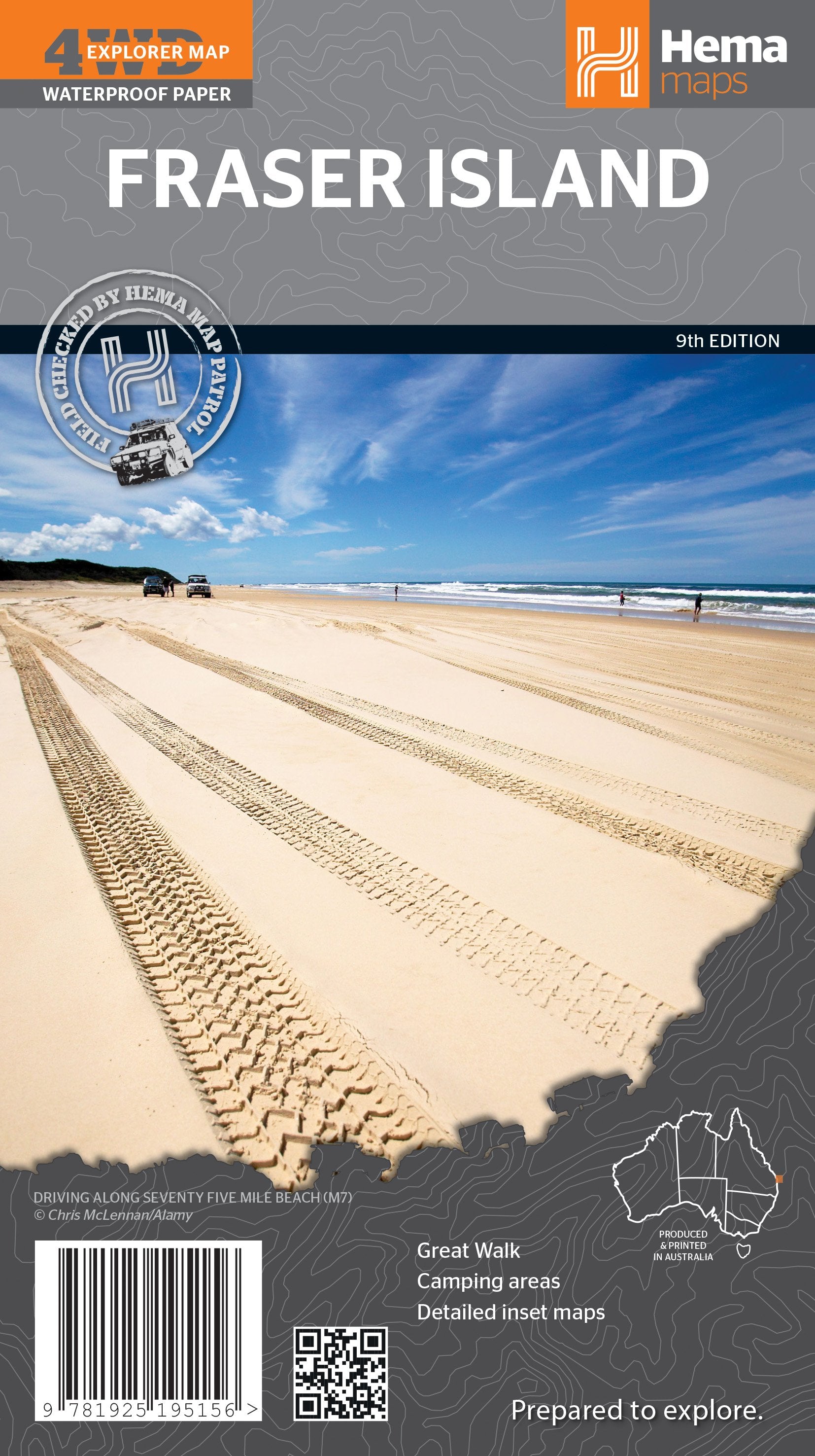 HEMA Map - Fraser Island
